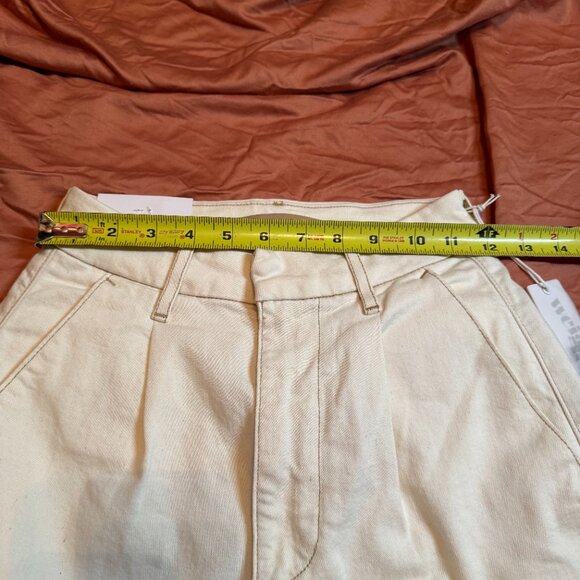 Joe's Petra High Rise Wide Leg Cargo Pants - Natural/Cream - 23 - Picture 5 of 12